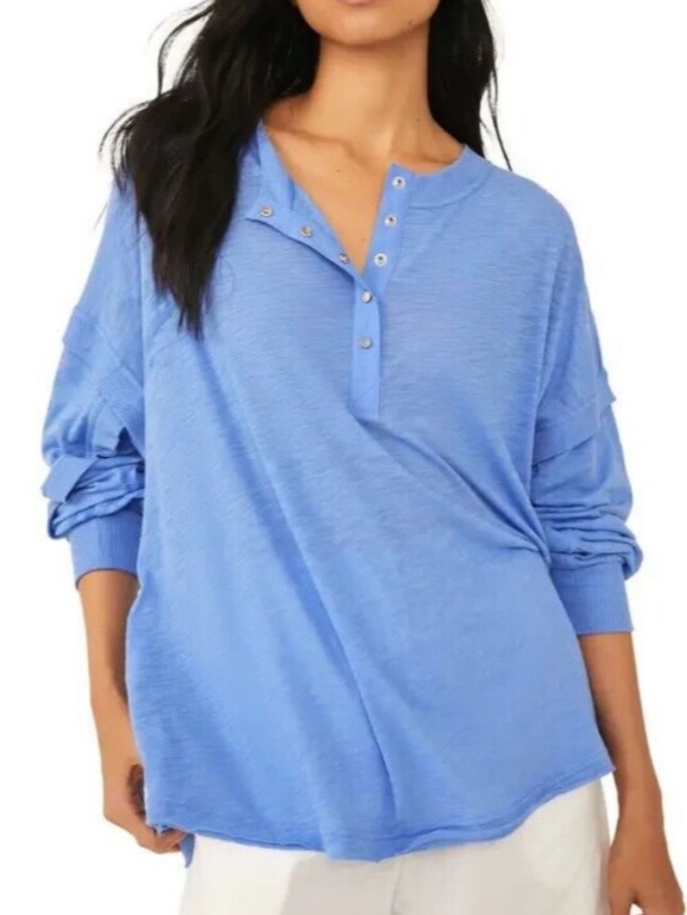 Free People Movement Blue One Up Top Sz XS